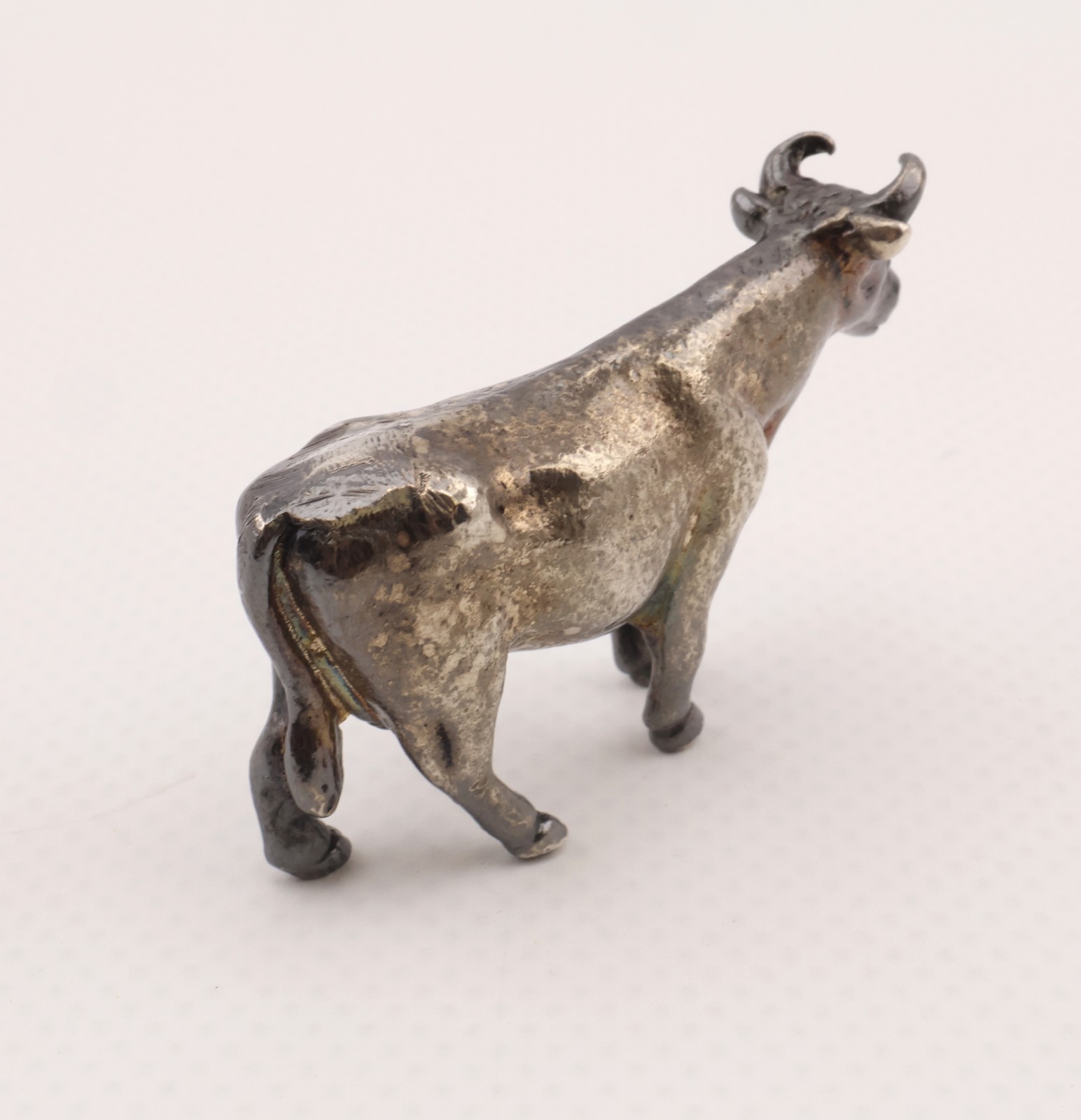 Dublin Ireland Sterling Silver Bull Figurine 1.8 ozt