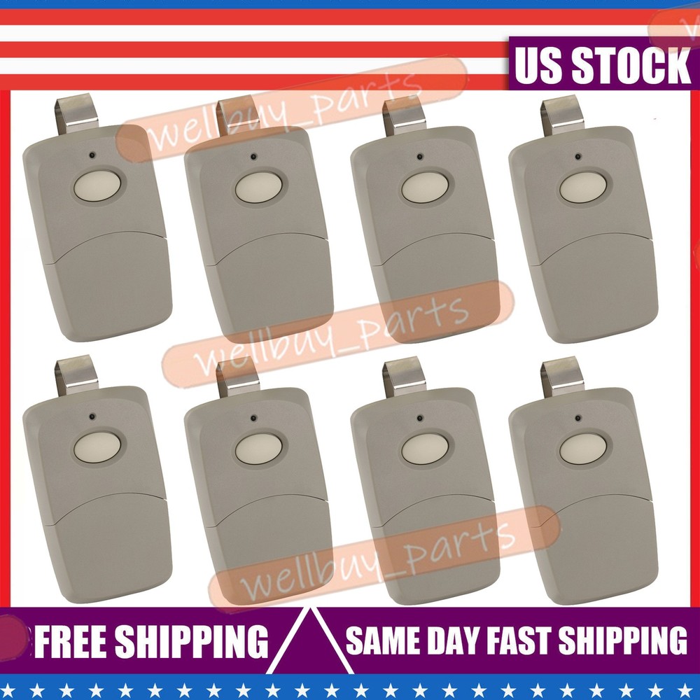 8pc Beige Remote 3089-COMP multi-code 308911 OEM Linear MCS308911 300 MHZ NEW US