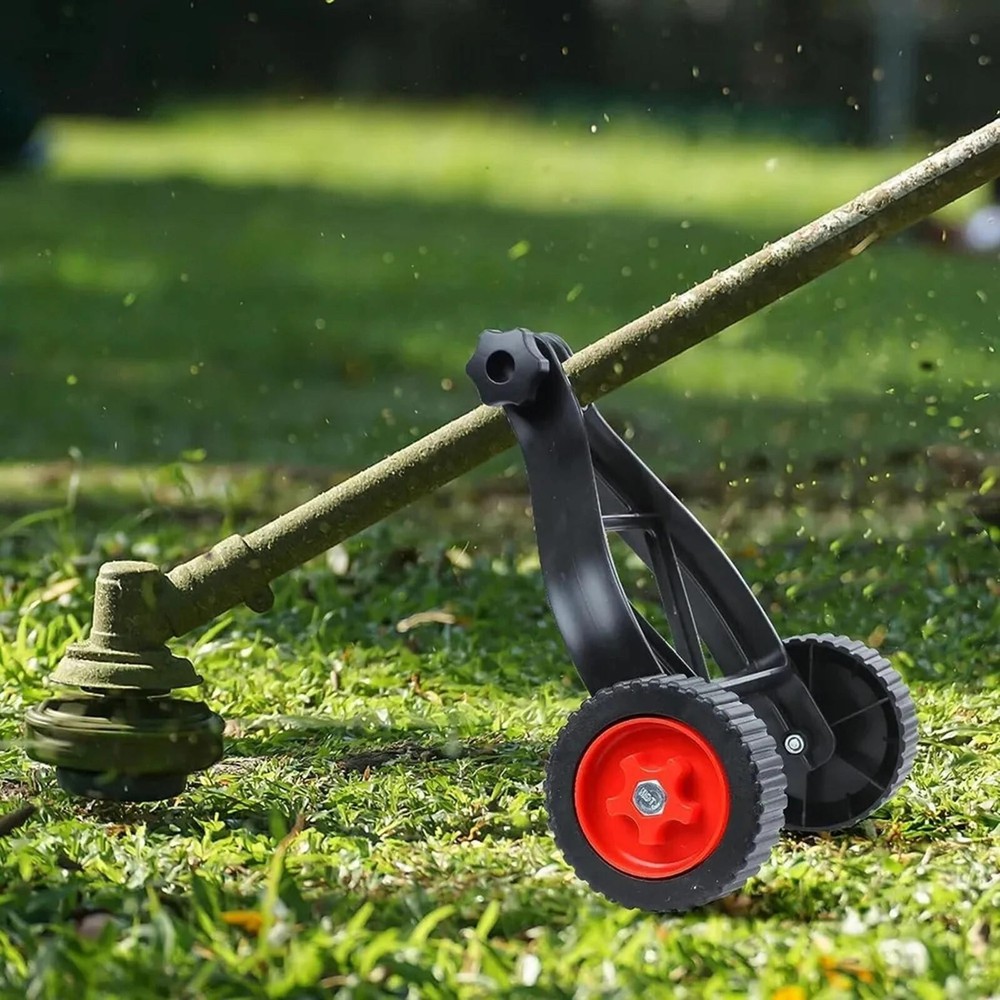 Universal String Trimmer Grass Eater Weed Cutter Adjustable Support Wheels Set