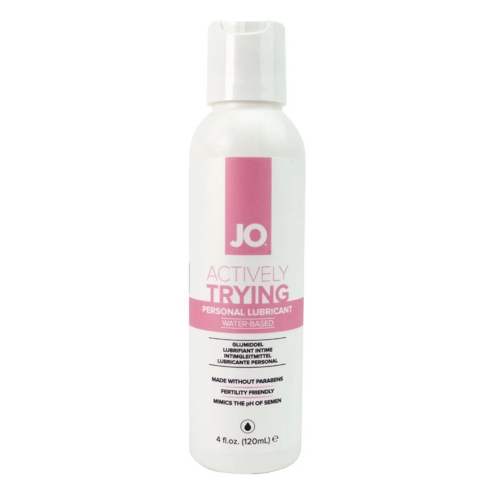 System JO Actively Trying Conception Water Based Personal Lubricant 4 oz