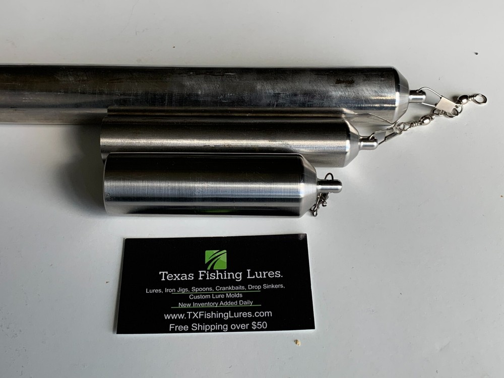 Rock Cod Sinker Stainless Steel 3 pack 1,2, and 3 Pound