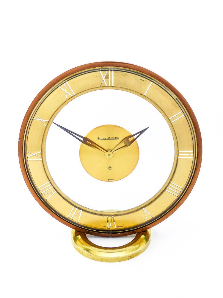 Fine Jaeger LeCoultre table clock from the 60s 8 days