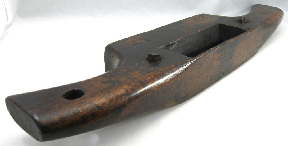 19th Century Spokeshave, Marked "Gardner Bristol", Impressed Owners' Initials