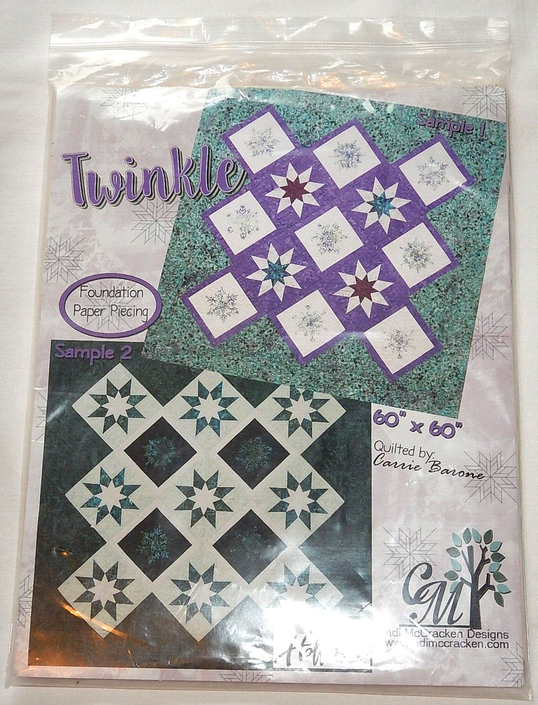 Hoffman Foundation Paper Piecing TWINKLE ©2014  60" x 60"