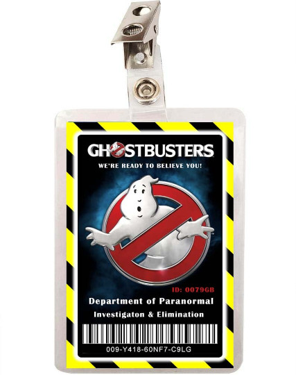 Ghostbusters ID Badge Cosplay Costume Name Tag Prop