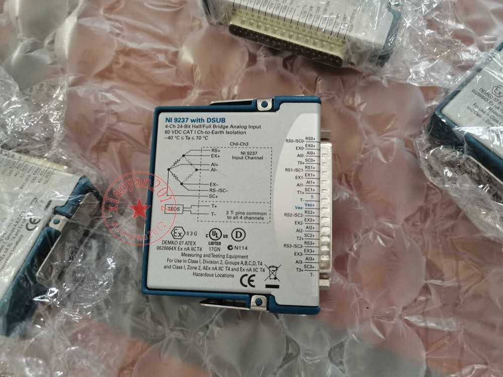 NI 9237 National Instruments NI 9237 with DSUB cDAQ Strain / Bridge Input Module