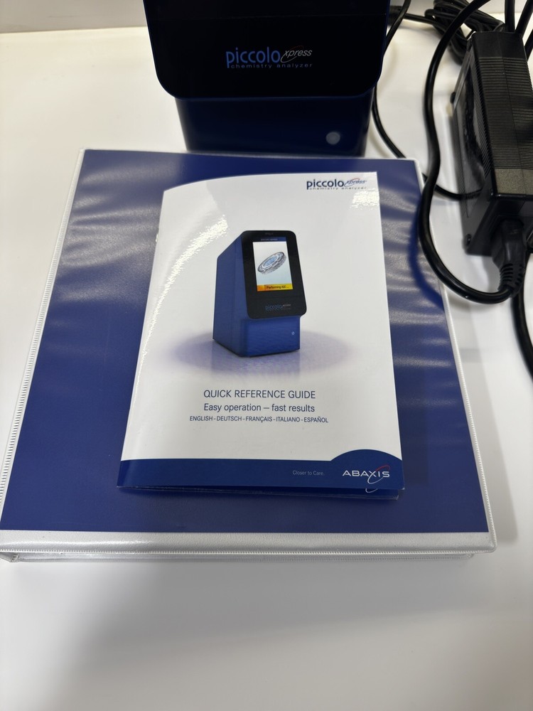 Mint Condition* Abaxis Piccolo Xpress Diagnostic Chemistry Analyzer 1100-1001..
