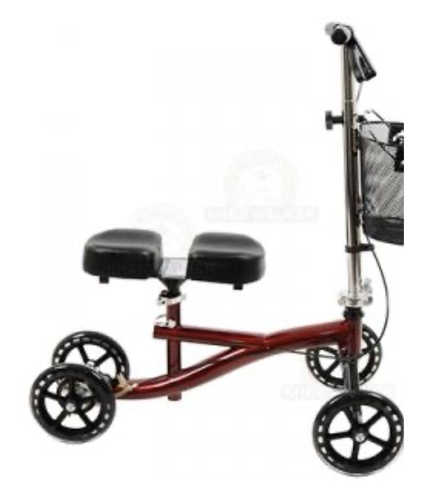 Roscoe Knee Scooter with Basket Red