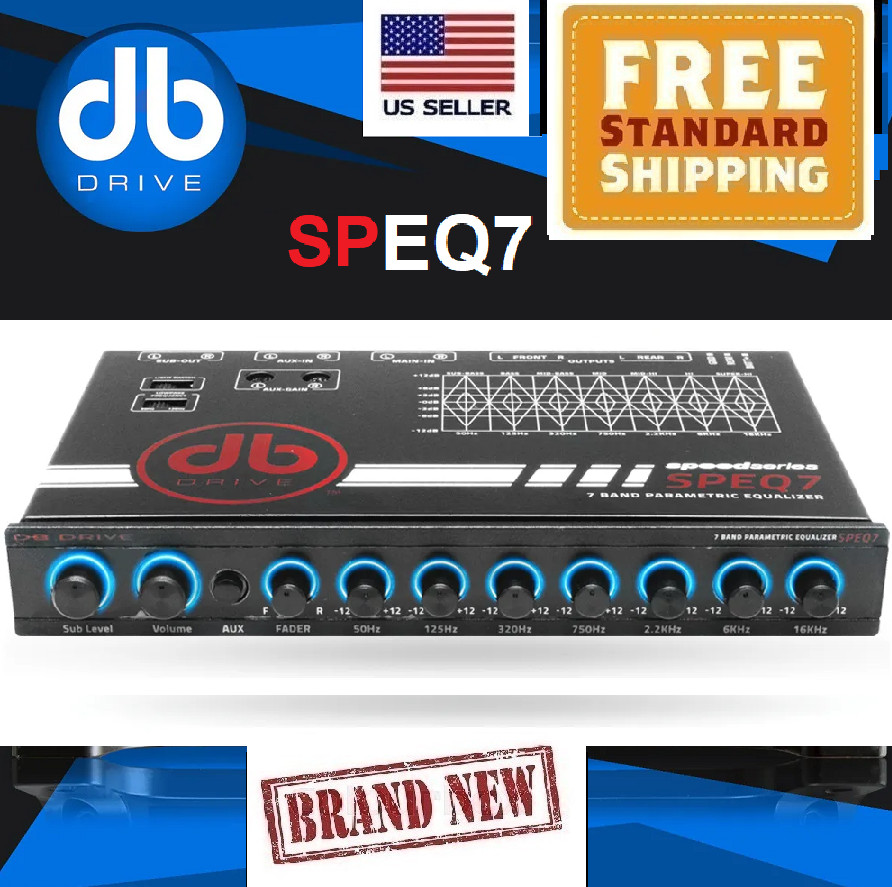 DB Drive SPEQ7 7‑Band Graphic Equalizer & 8V Line Driver