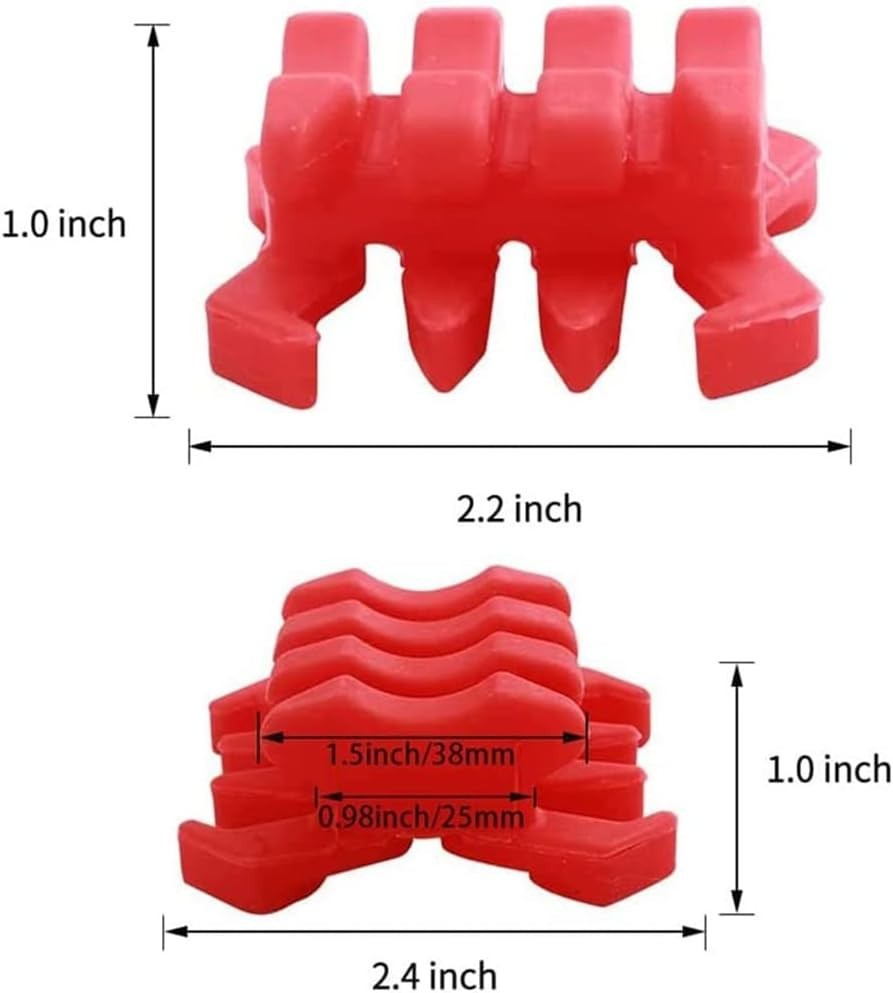 Bow Limb Dampeners for Compound Bow Crossbow Limb Dampeners Archery Split Red