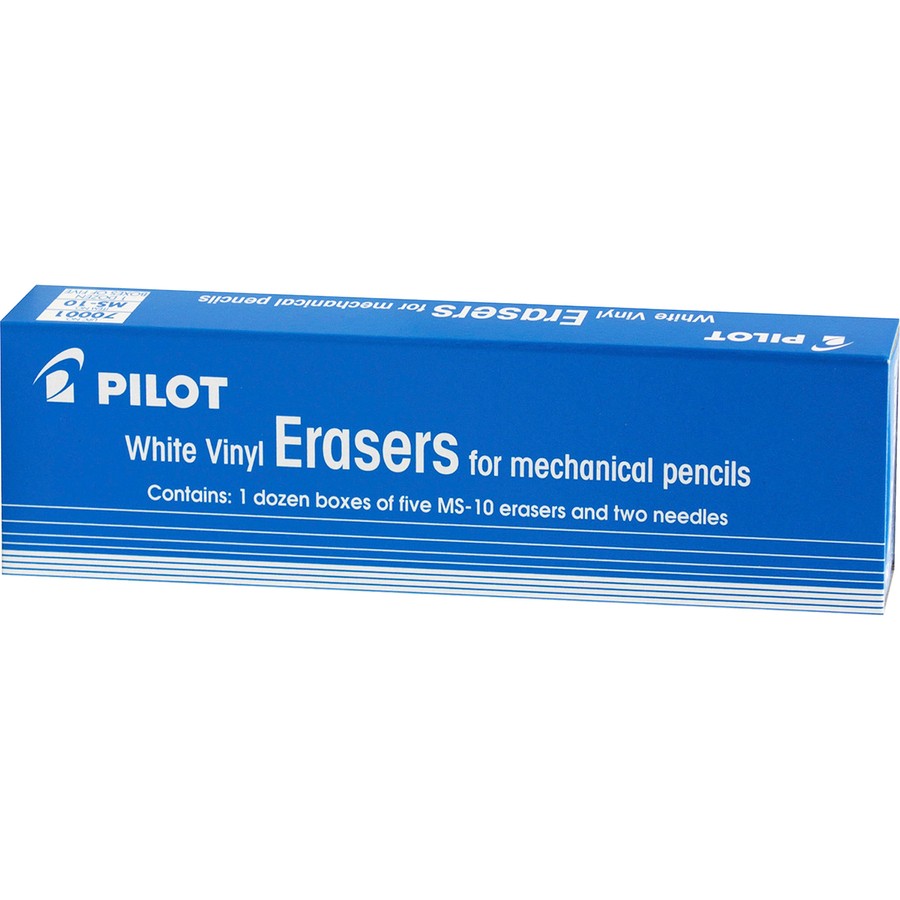 Pilot 70001 Mechanical Pencil Eraser Refill 5/Pack White