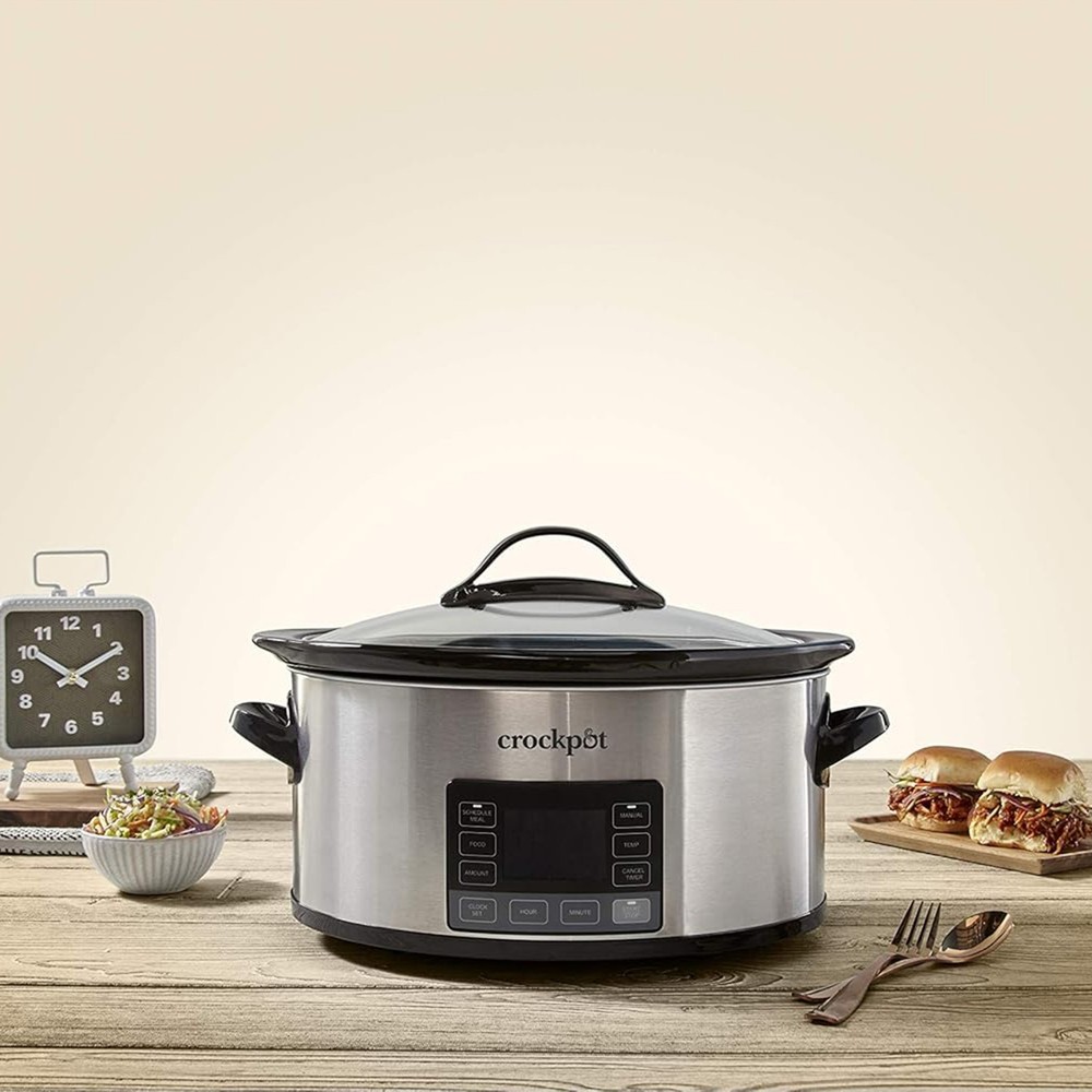 Crock-Pot 6-Quart Programmable Slow Cooker, Digital Timer and MyTime Technology
