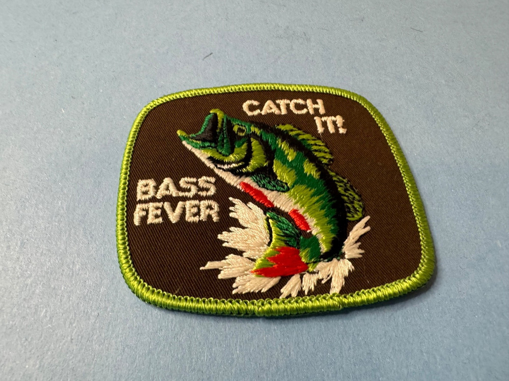 Catch It! Bass Fever 3" Embroidered Patch