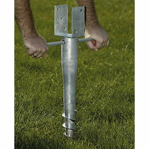 GROUND SCREW 580D-BK Silver MAYNE