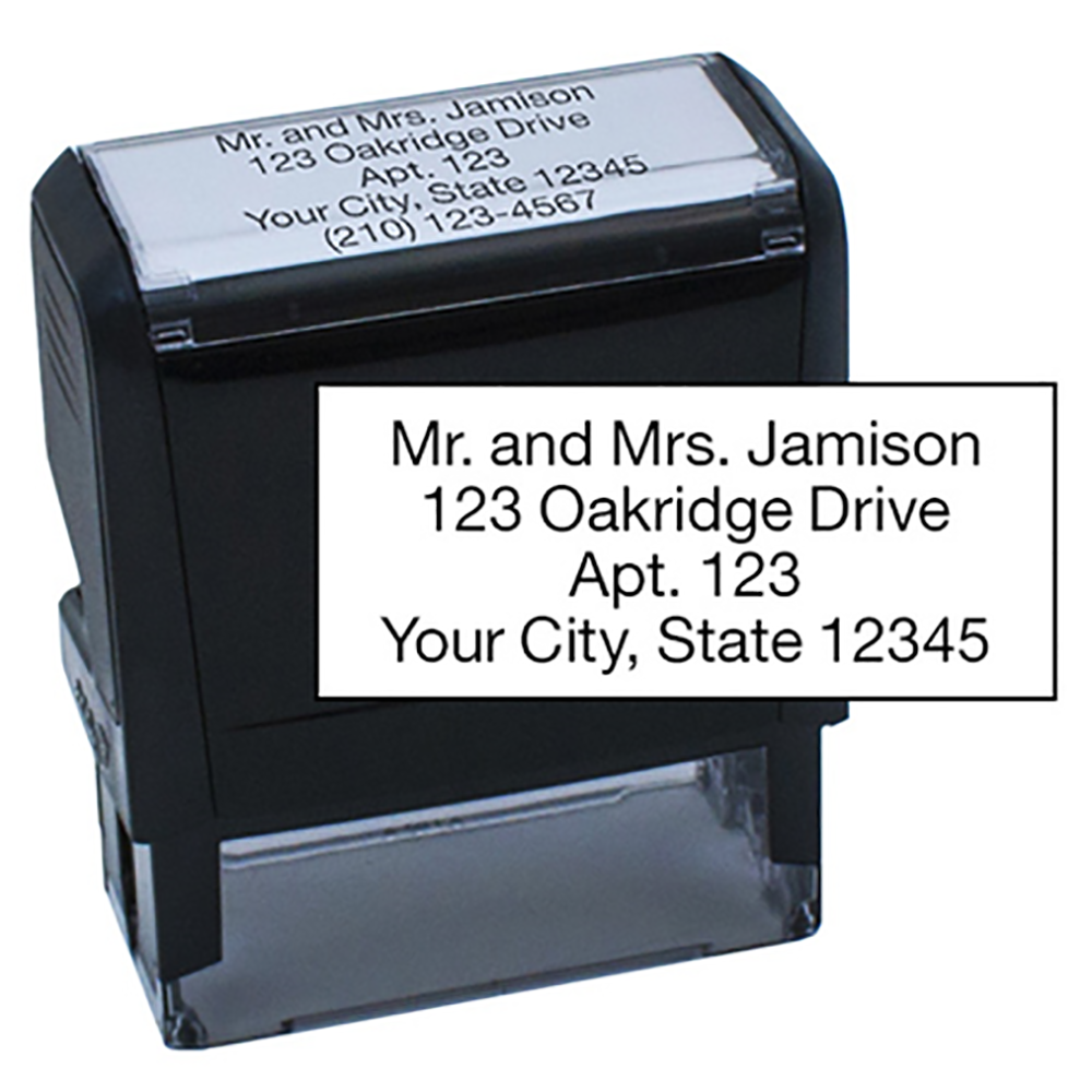 Replacement Rubber Plate (Die Plate) For Any Rectangle Self Inking Stamp