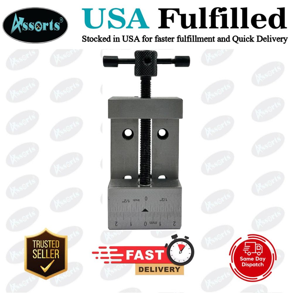 Mini 2" (50 mm) Steel Vice – Work Holding Tool.