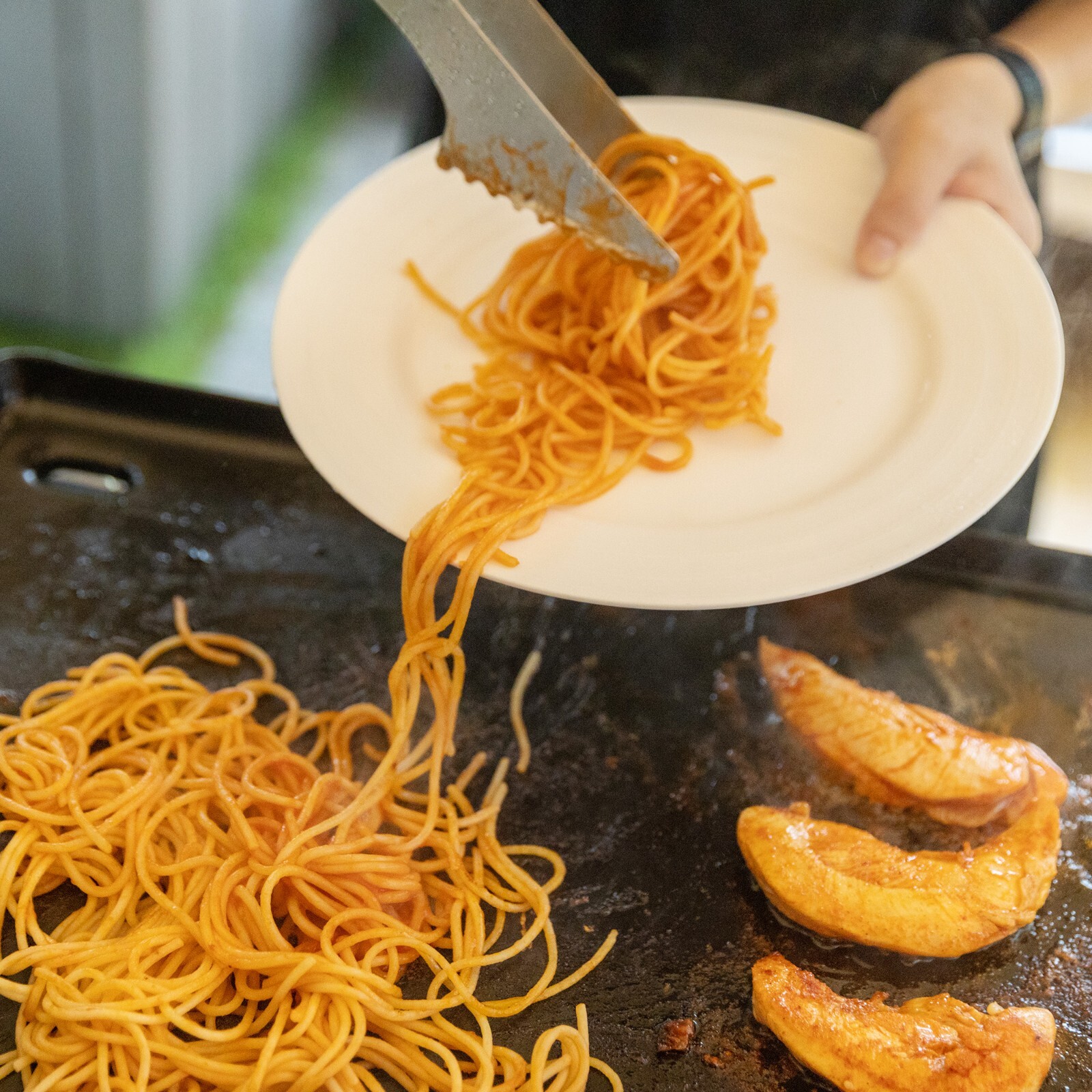 Royal Gourmet 3-Burner Tabletop Griddle Portable Gas Grill for Outdoor Camping