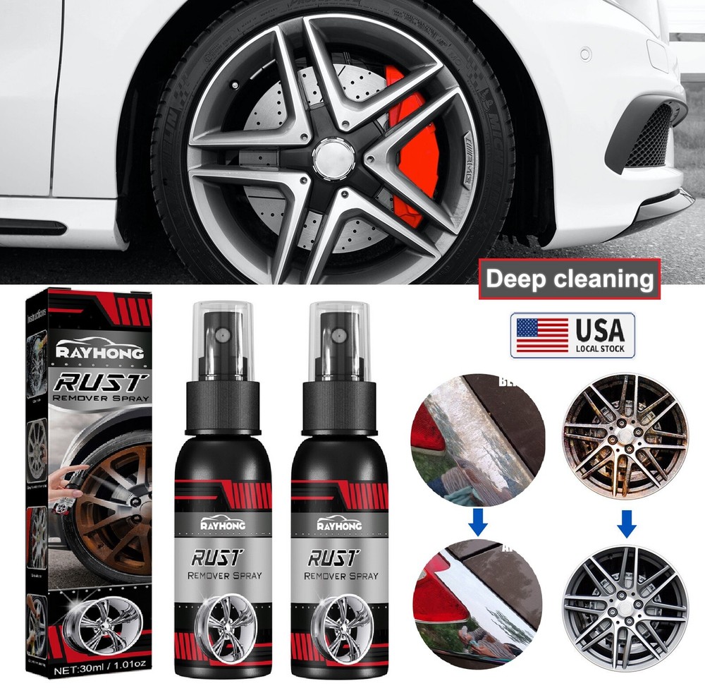 Multi-Purpose Car Rust Remover Inhibitor Maintenance Derusting Spray Cleaning US