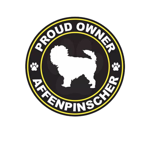 Proud Owner Affenpinscher Sticker Decal