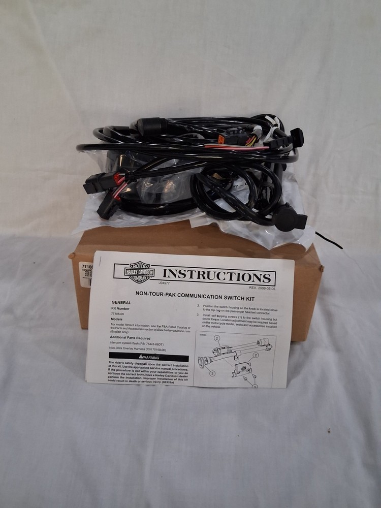 HARLEY-DAVIDSON ADV AUDIO INTERCOM ADD ON, 77108-09, *OBSOLETE*