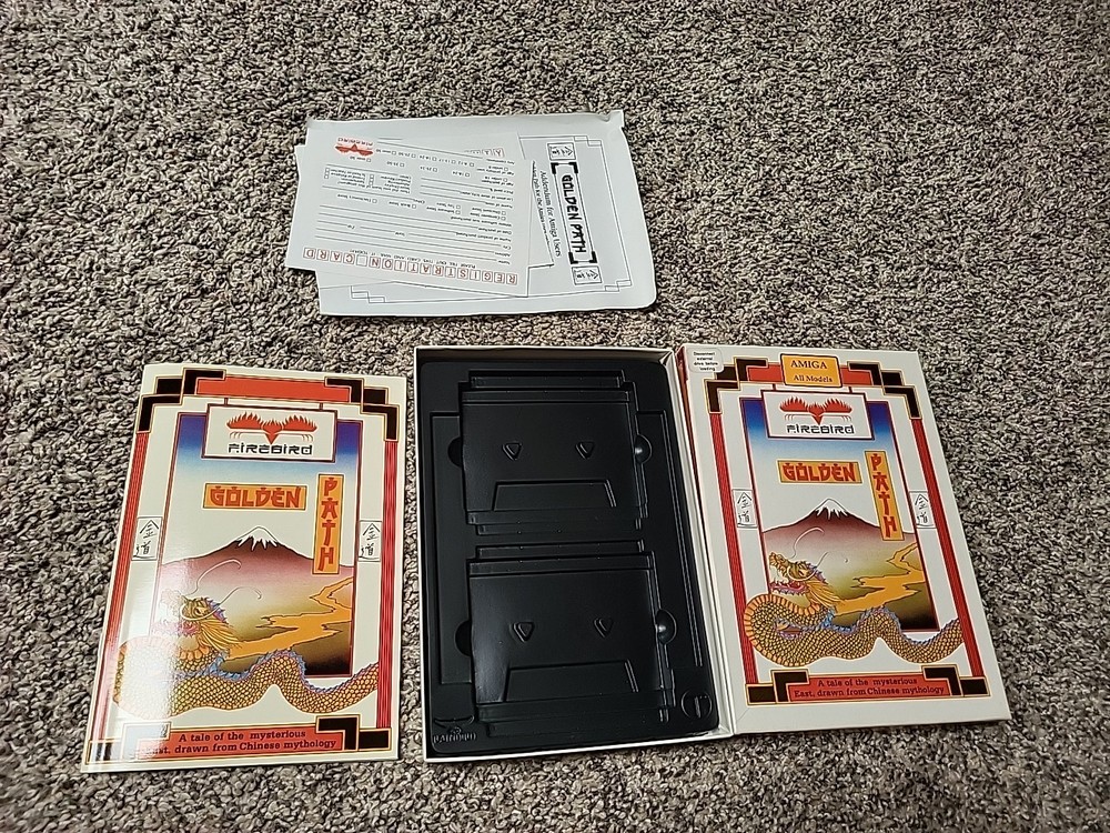 Golden Path Commodore Amiga Game BOX ONLY -MISSING DISK