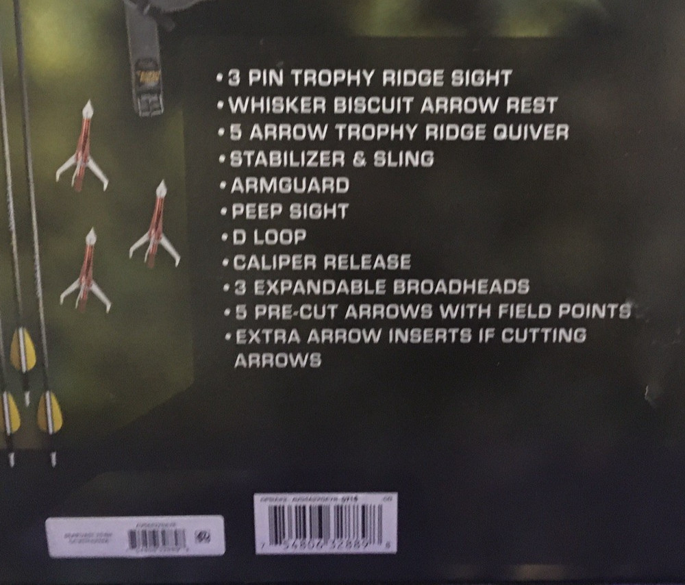 NEW! BEAR VAST RTH EXTRA Compound Bow Kit - SEALED!