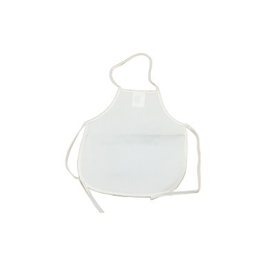 Child's Simple White Apron - no pockets