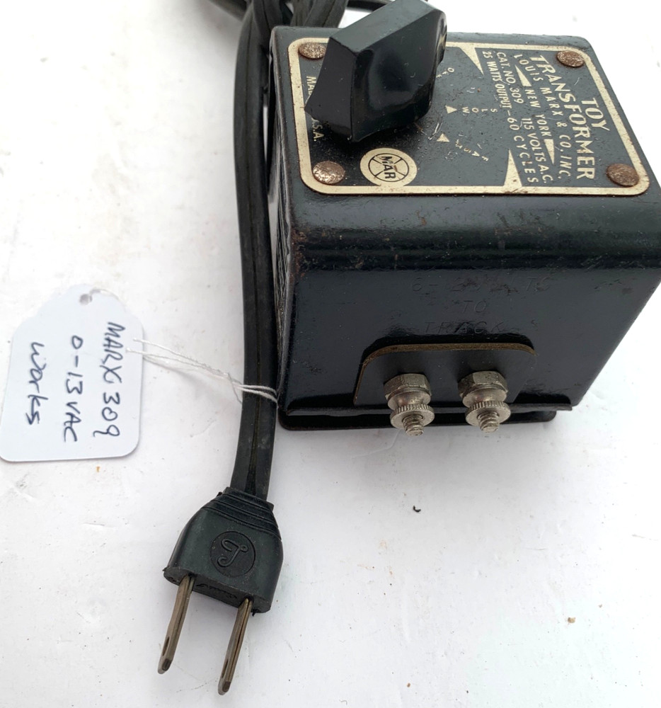 Marx 309 Transformer 0-13 VAC , 110VAC Input Train Transformer