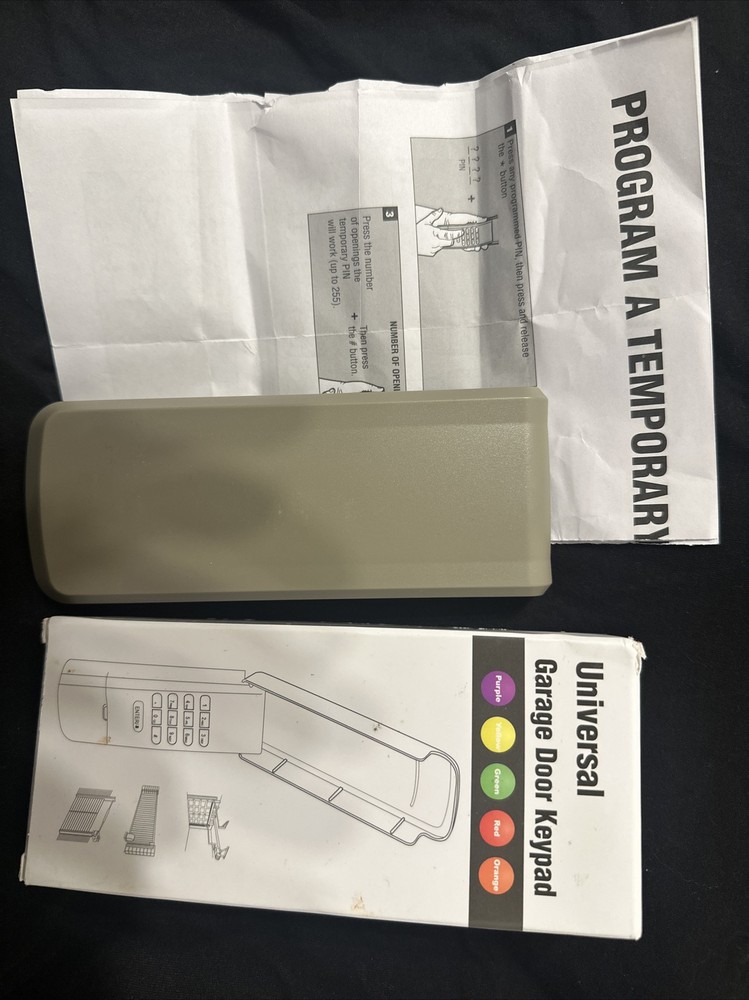 Universal Garage door keypad