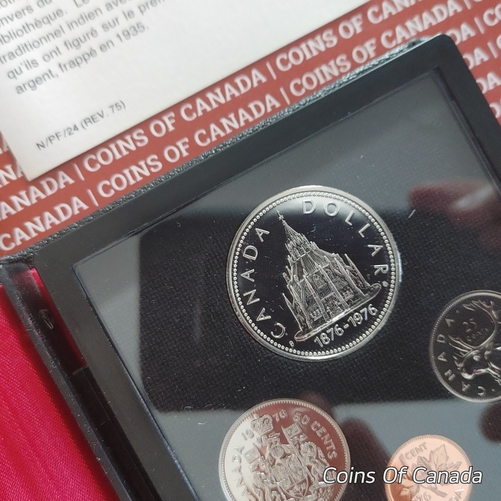 1976 Canada 7 Coin Proof Set - With Special Edition Silver Dollar #coinsofcanada