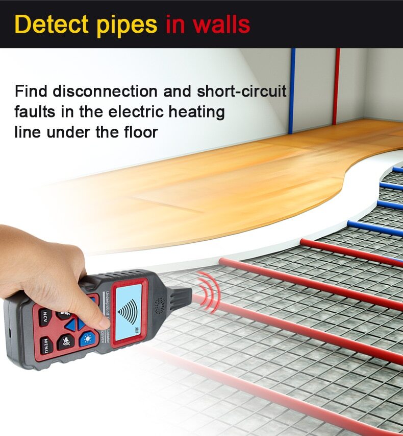 NF-826 Locator Wire Tracker Detection Tester Wall Electrical Underground Cable