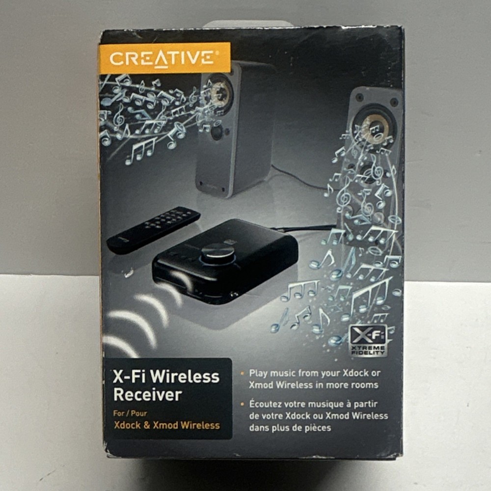 Creative X-Fi Wireless Receiver SB0840EF Remote 100ft Range for Xdock Xmod
