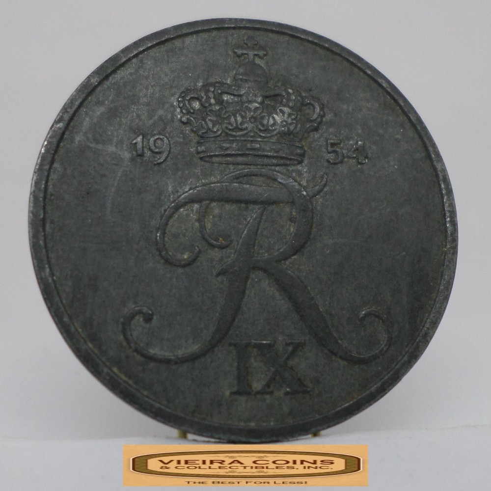1954 Denmark 5 Ore - #C58128NQ