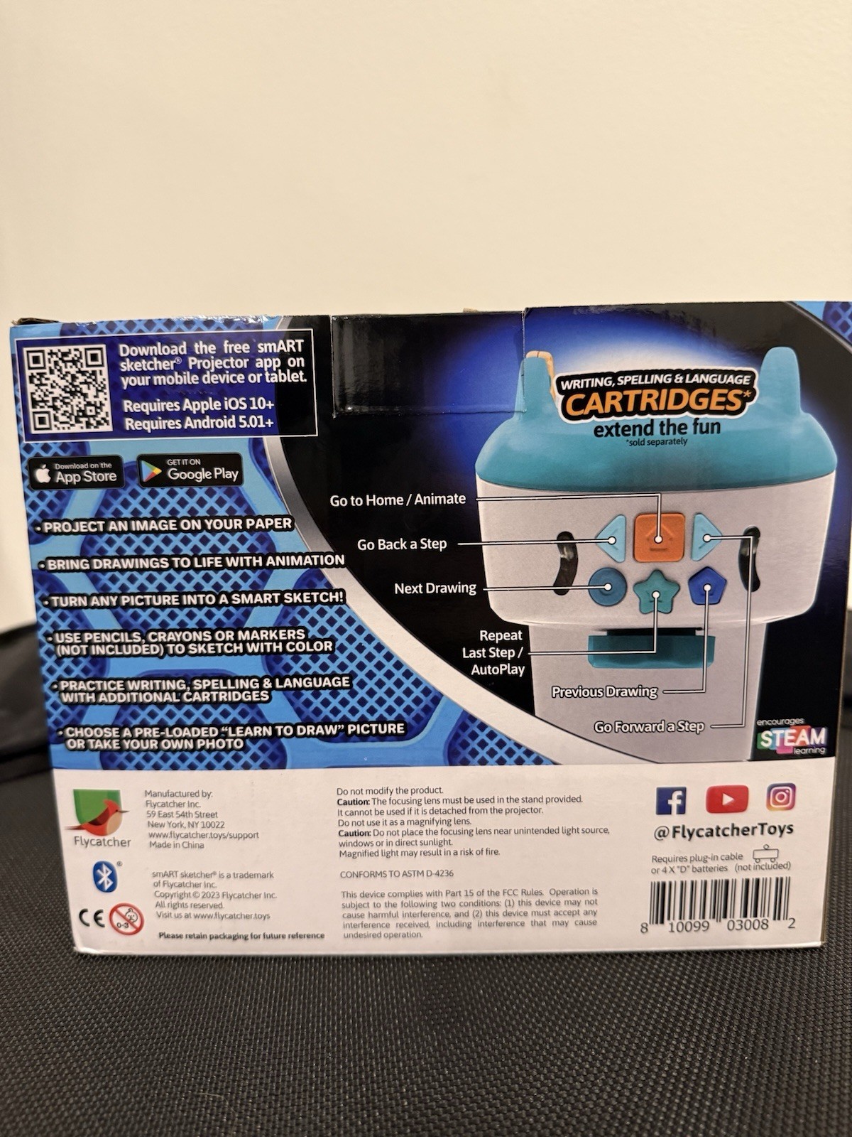 Flycatcher Smart Sketcher 2.0 Project & Sketch, New Sealed, Drawing And Tracing