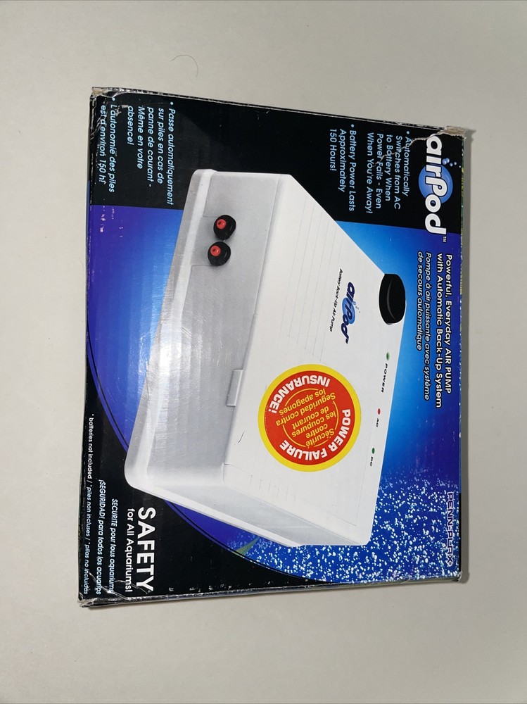 Penn Plax Air-Pod Battery Back-Up Pump