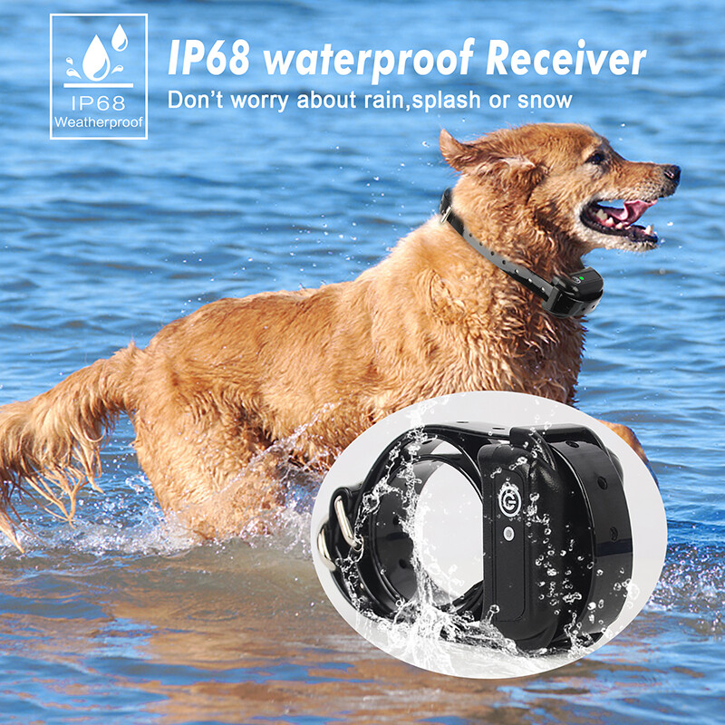 Wireless Dog Fence Pet Containment System Waterproof Training Collars