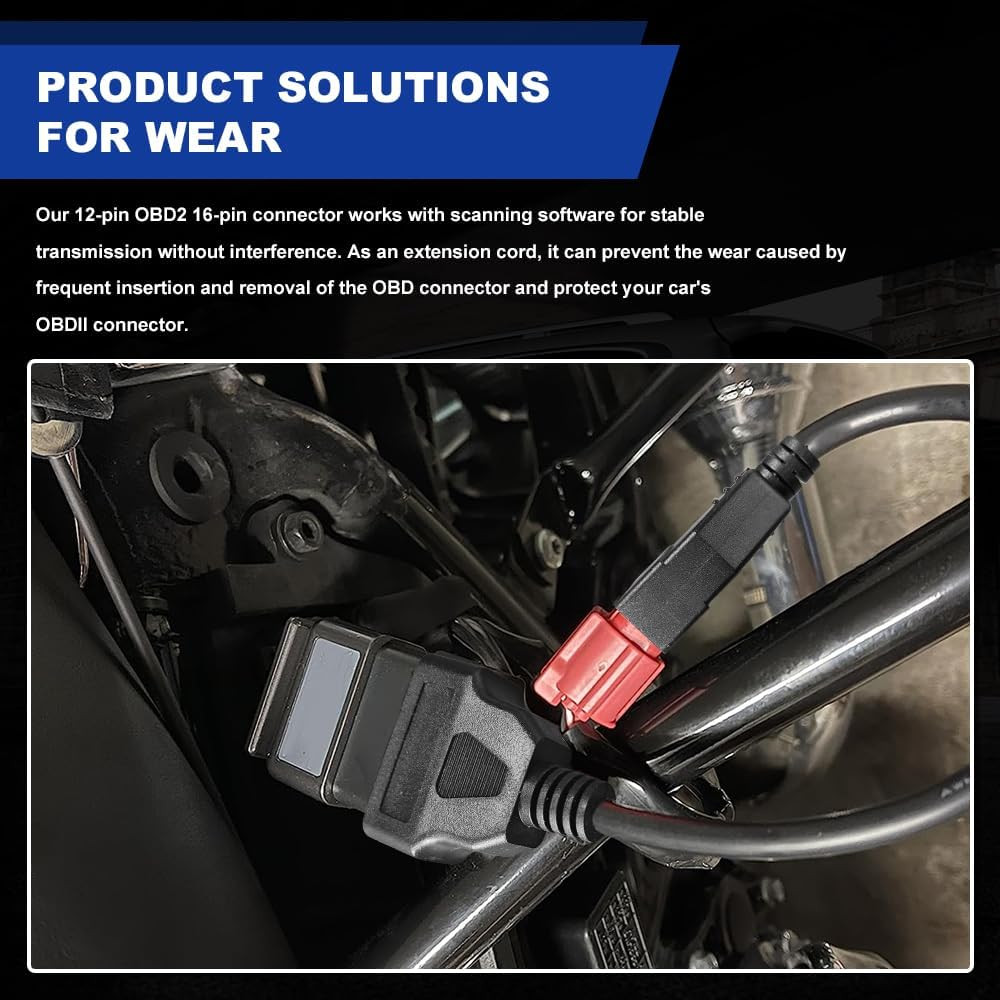 OBD1 Scanner, OBD Adapter, OBD 1 Scanner Cable Code Reader Diagnostic Tool, Univ