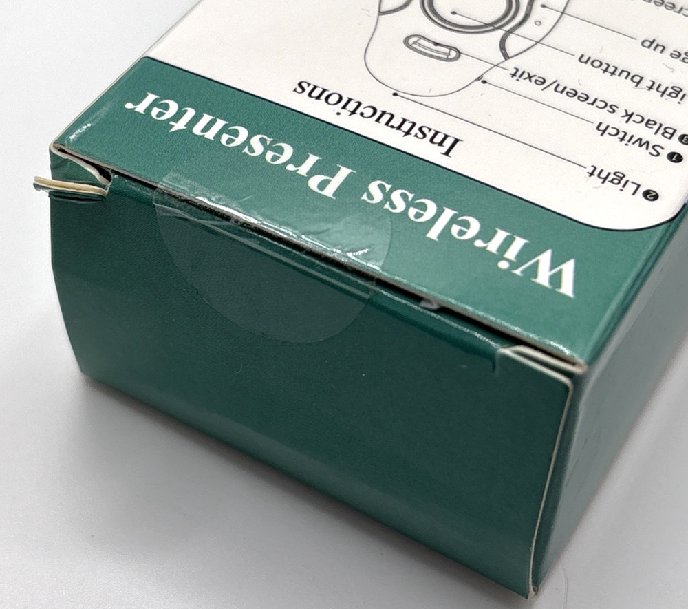 Wireless Presenter for PowerPoint Presentations USB Dongle Presenter WP08-R