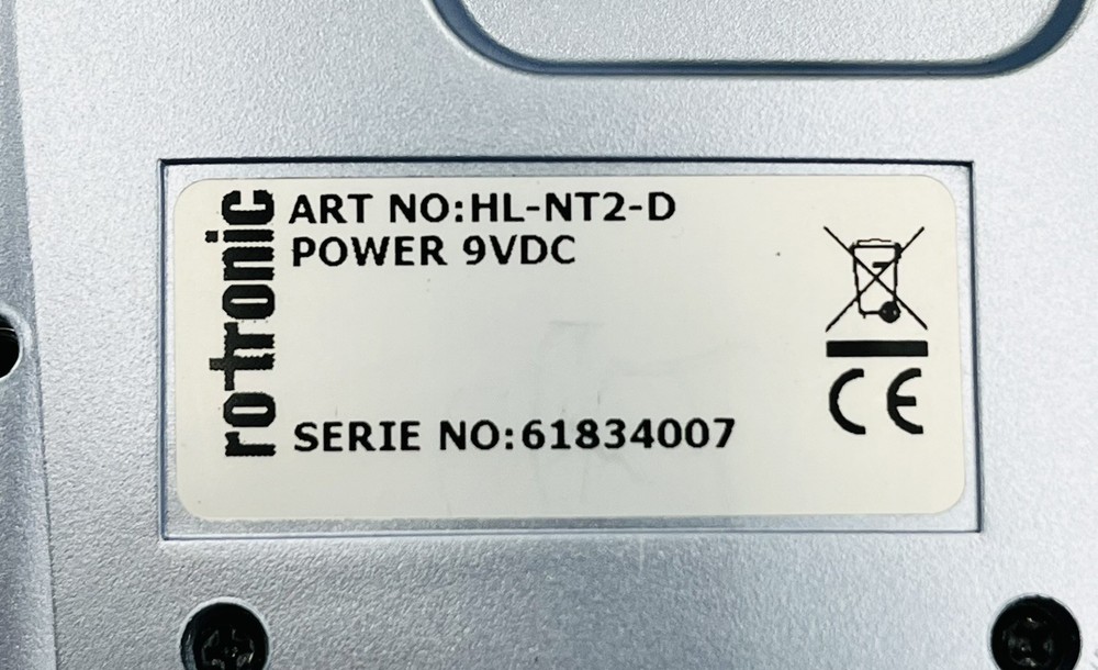 Rotronic HL-NT2-D Hygrolog Temperature Humidity Data Logger