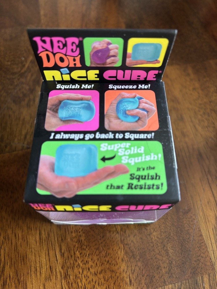 SELLING FAST! LIMITED!! Nee Doh Nice Cube Super Solid Squish Squeeze Toy.