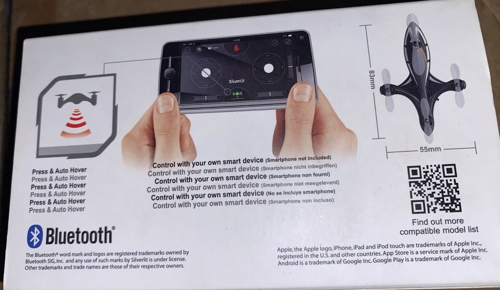 Silverlit Blu Tech Drone Black