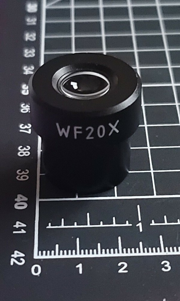 AMSCOPE WF 20X (WF20X) MICROSCOPE EYEPIECE 23MM *NEW*