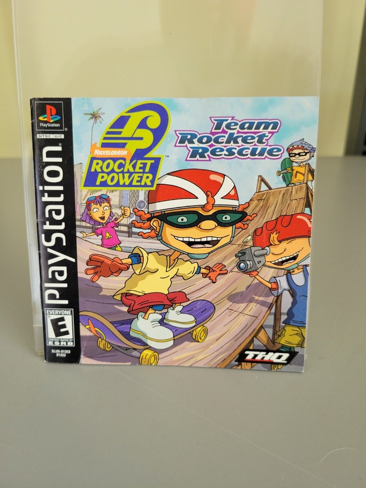 Rocket Power Team Rocket Rescue PlayStation 1 Game Manual