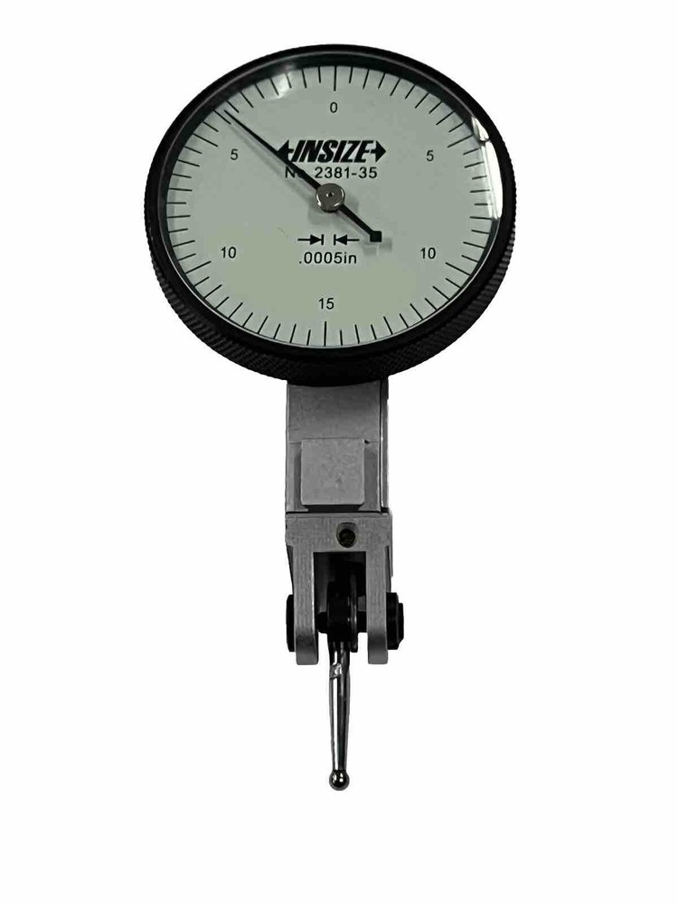 2381-35 Insize .0005” Graduation Dial Test Indicator .030” Range Large Dial