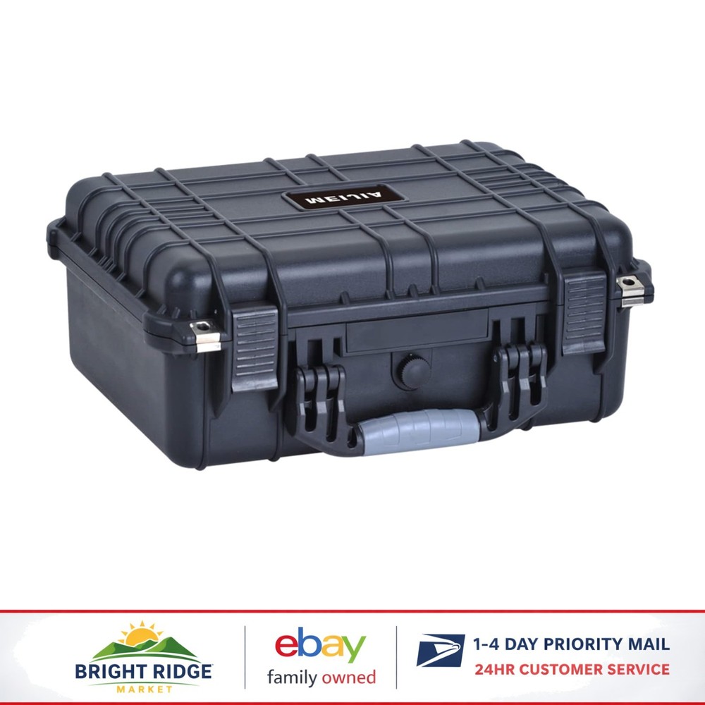 Versatile Waterproof Case for Cameras, Drones, and Equipment with Compact Design