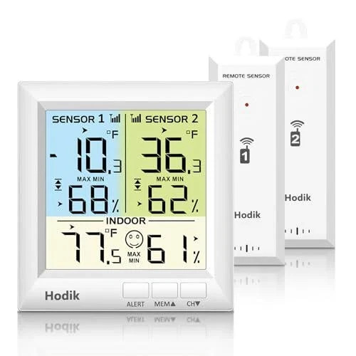 Hodik Digital Wireless Thermometer USB & Battery Powered HD2 New