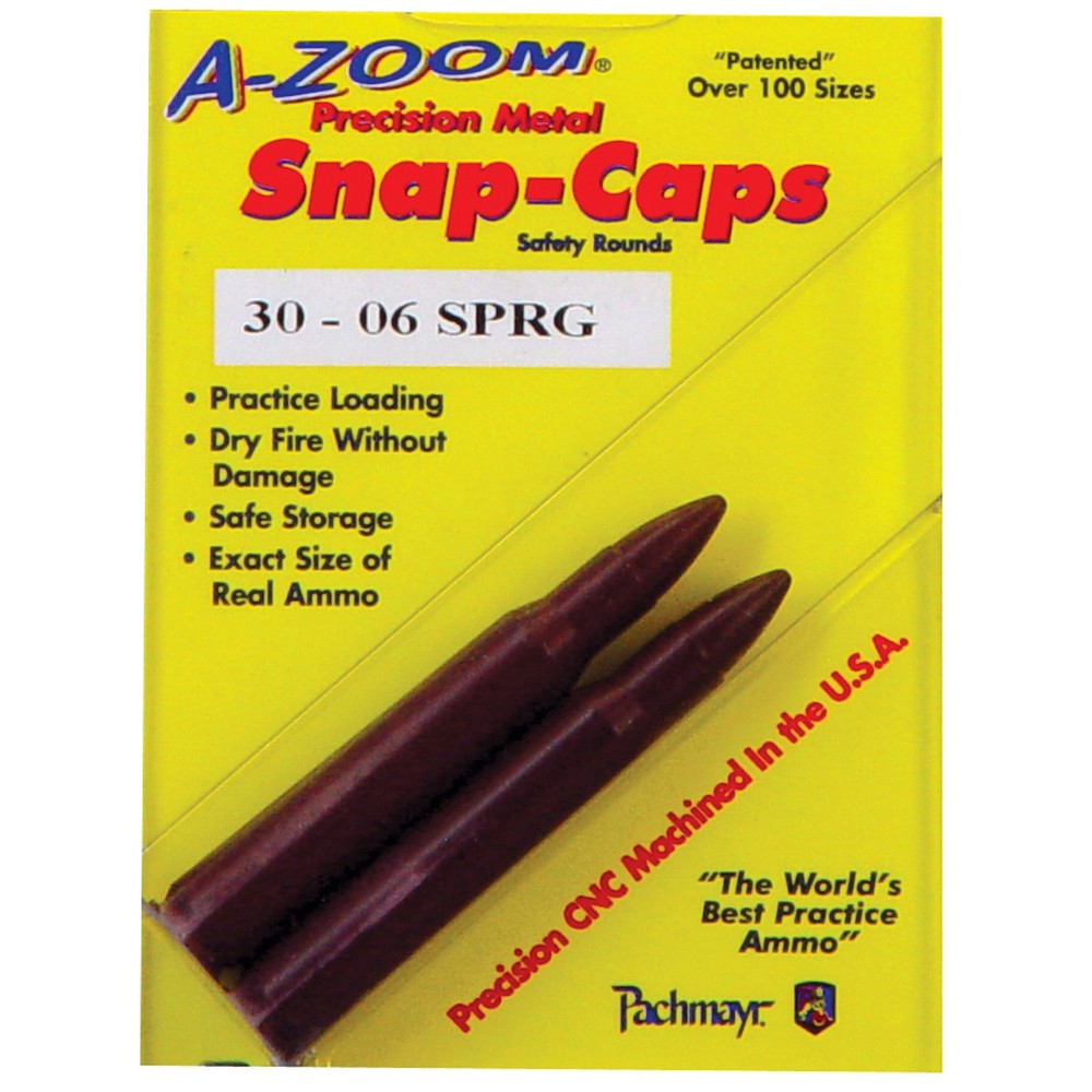 AZOOM SNAP CAPS 30-06SPG 2/PK RED