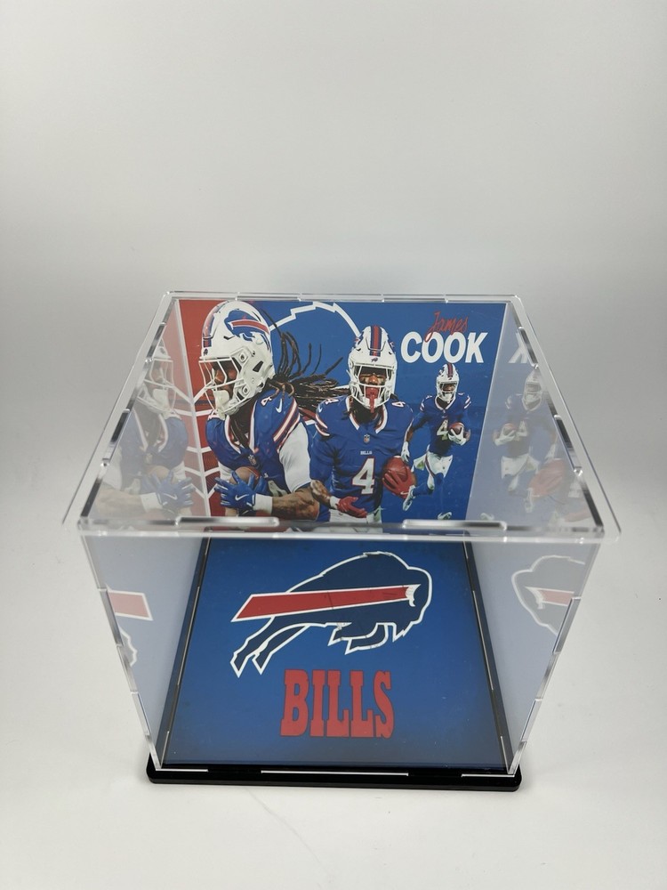 James Cook Custom Mini Helmet Display or Card Display - Bills