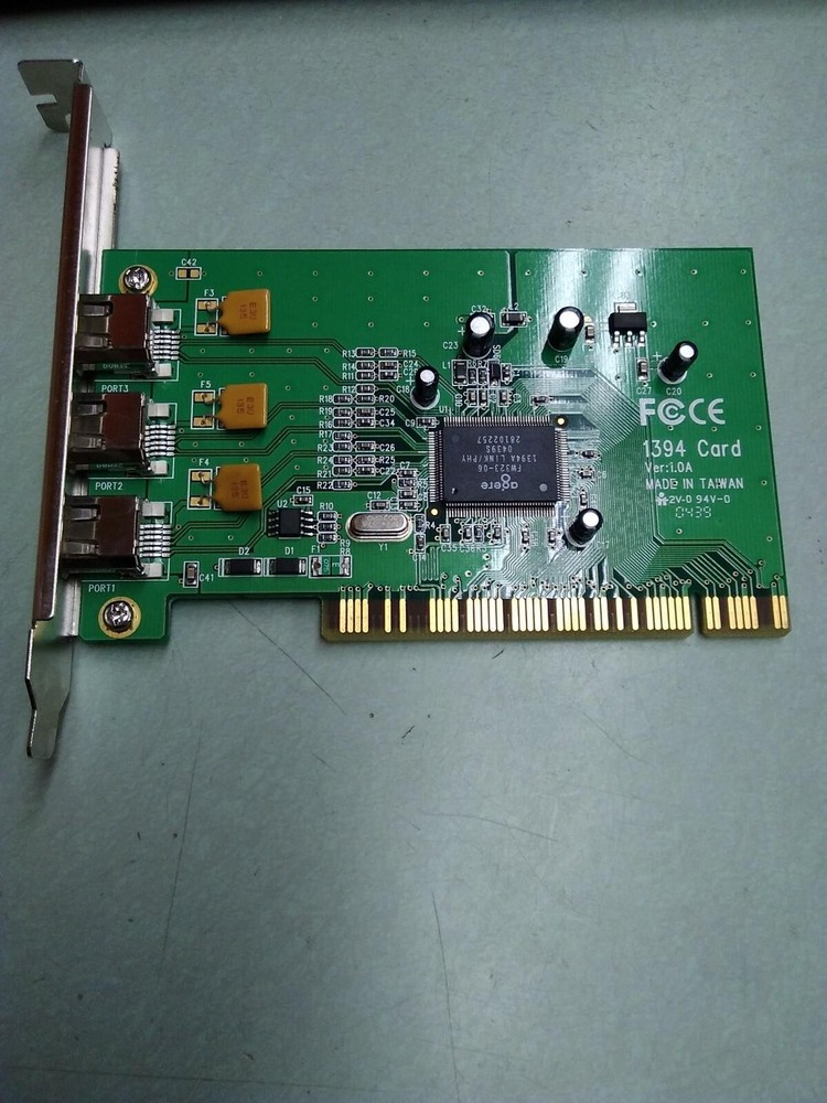 FIREWIRE IEEE 1394 3 PORT FIRE WIRE CONTROLLER CARD FOR PC