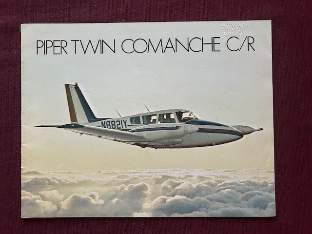 Piper Twin Commanche C/R brochure